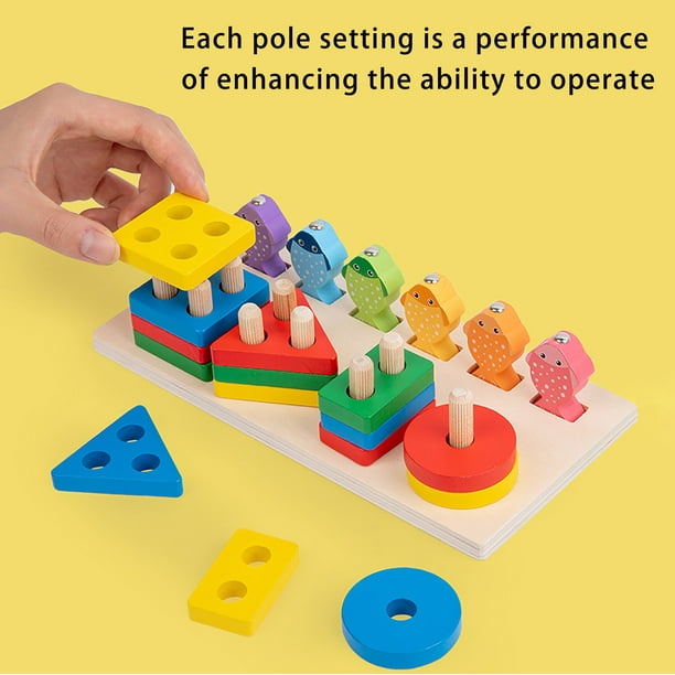 Wooden Fishing Game for Kids Montessori Educational Toy Set