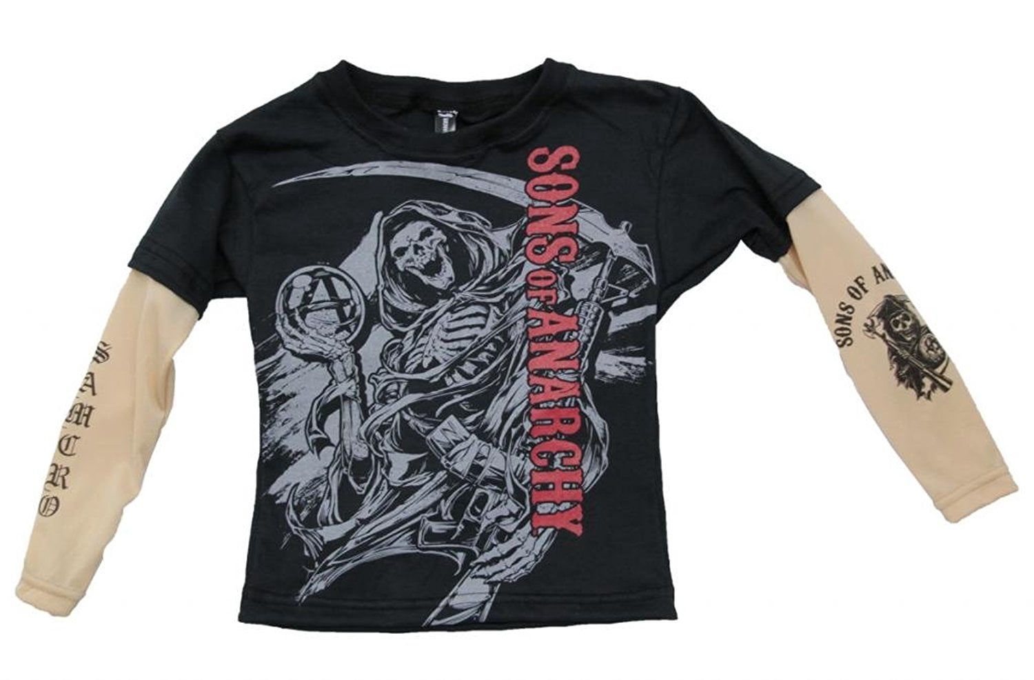 Sons Of Anarchy - Juego De Parches Con Logo Y Texto, 13 X 13 Pulgadas, Multicolor