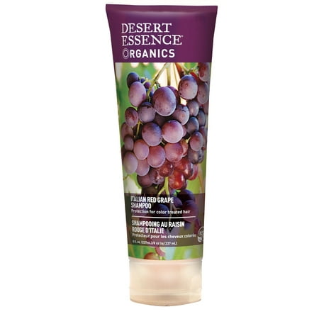 Desert Essence Shampoo for Damaged Hair, Italian Red Grape, 8 Fl