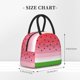 thumbnail image 2 of Fotbe Watermelon Bolsa de Almuerzo con Estampado, Lonchera Aislada, Contenedor de Comida Reutilizable Tipo Cooler a Prueba de Fugas, 2 of 6