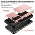 thumbnail image 2 of Dteck Case for Samsung Galaxy S21 Plus 6.7-inch,Shockproof Wallet Card Slot Holder Pocket Slide Slim Fit Dual Layer Soft TPU Hard PC Hybrid Protective Back Galaxy S21+ Cover,Rosegold, 2 of 6