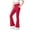 Red -AI09, variant on Dwellite Girls Flare Leggings School Uniform Pants for Girls Bell Bottoms for Kids 4-16 Years Navy 160