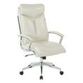 thumbnail image 5 of Office Star Products Executive Faux Leather High Back Chair with Padded Arms and Chrome Finish Base, 5 of 5