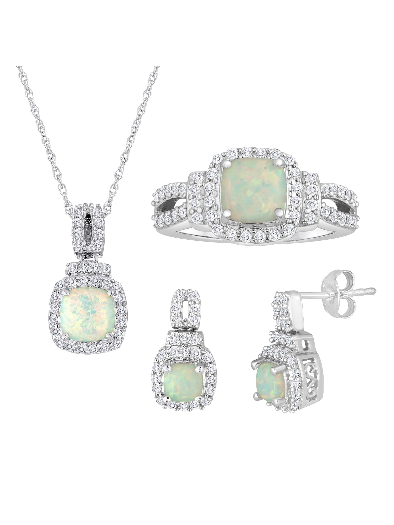 Brilliance Fine Jewelry Brilliance Fine Jewelry Lab Created Opal and