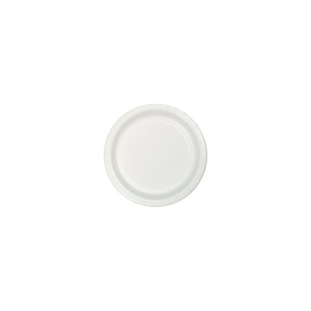 

7 inch Round Luncheon Plates Big Value White Pack of 75 3 packs