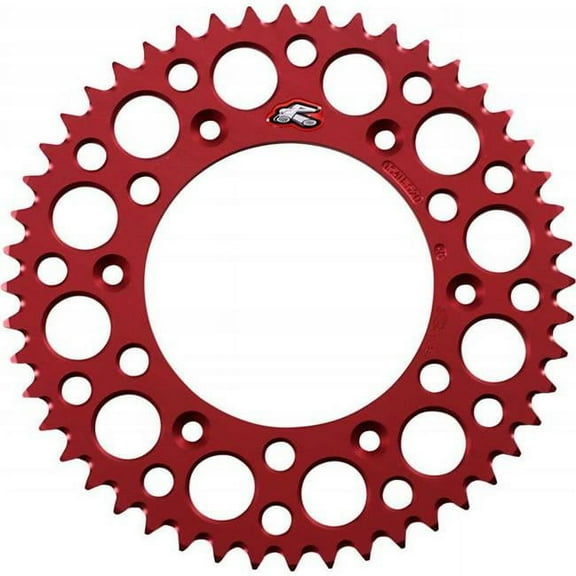 Renthal 154U-520-48GRRD Ultralight Rear Sprocket - Red - 48T