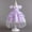 Purple, variant on NAISIBABY Girls Princess Dress, Formal Pageant Dress Elegant Maxi Dress Bubble Sleeve Wedding Birthday Dress Purple 130