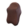 thumbnail image 3 of El reposacabezas del coche mejora la postura del reposacabezas de la cintura suave de lavable para del coche SUV reposacabezas café Sharpla almohada de soporte de cintura, 3 of 8
