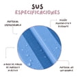 thumbnail image 4 of Panel Decorativo WPC 3D Tipo Lambrín Azul Claro 12 Piezas 1m x 16cm Pared Interior, 4 of 6