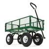 Gorilla Carts GOR400 400-lb. Steel Mesh Garden Cart with 10  Tires