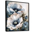 thumbnail image 2 of Designart "Pastel Pink And White Poppies" Poppies Floater Framed Wall Decor, 2 of 5