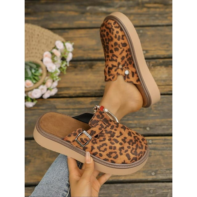Sandales à la Mode pour Femmes Couleur Unie Décontractées Confortables