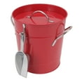 thumbnail image 1 of Cubo de Hielo Con Cuchara, Contenedor de Almacenamiento con Asa y Tapa, Contenedor Enfriador de Cerveza para Bar, Hogar, Bares, Fiestas, Eventos, 1 of 7