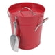 thumbnail image 1 of Cubos De Hielo Para Fiestas, Cubo De Hielo Galvanizado De 4 L Cubos De Hielo Redondos Para Fiestas Con Tapa Cubos De Hielo Con Pala Para Hielo Para Bares, Restaurantes Y Fiestas, 1 of 7