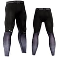 thumbnail image 4 of Pantalones deportivos de compresión para hombres Medias de yoga Medias Pantalones de running para ejercicios de gimnasia - M (gris), 4 of 4