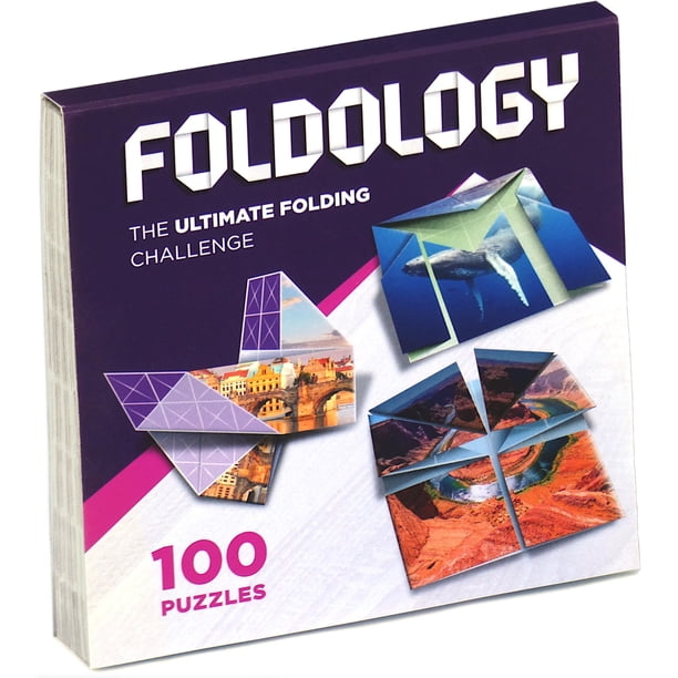 Juego de rompecabezas de origami FOLDOLOGY 100 desafíos para mayores de 10 años