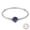 PAB001, variant on BONZEUS 925 Sterling Silver Charm Bracelet for Women - Blue Butterfly, Octagonal Star, Evil Eye & More with Zircon - 17-20CM Adjustable Length - Fine Jewelry Gift