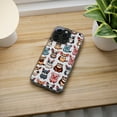 thumbnail image 5 of DistinctInk Hybrid (Acrylic / TPU) Clear Slim Fit Case for Apple iPhone 13 Pro (6.1" Screen) - "Playful Animal Parade: Repeating Cartoon Pattern", 5 of 8