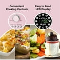 Nostalgia Retro 0.9 cu. ft. 800Watt Countertop Microwave, Pink, New