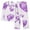 Purple, variant on Tnhcen Women's Casual Fashion Printed Pajamas Set Loose Long Pants Long Sleeve V Neck Pajamas Home Clothes Set S-3XL