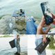thumbnail image 1 of Outdoor Folding Picnic Table with Seat Pocket Camping Desk with Waterproof Tableware Clothes Storage Bag Camping Backyard Use, 1 of 5