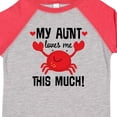 thumbnail image 4 of Inktastic My Aunt Loves Me Nephew Boys or Girls Toddler T-Shirt, 4 of 5