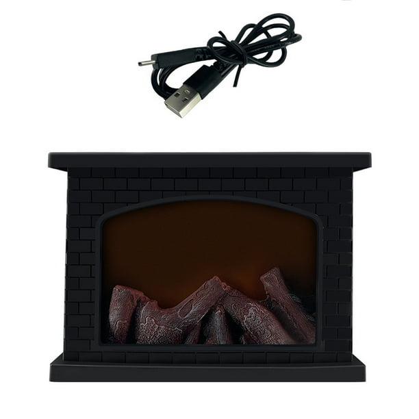 Chimenea De Simulación Linterna Led Sin Llama Linterna De Chimenea De Mesa Para Decoración De Interiores Y Exteriores Vogacara HA047564-00