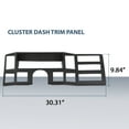 thumbnail image 3 of PIT66 Cluster Dash Trim Panel Bezel Fit for Jeep Cherokee XJ 1984-1996 Black, 3 of 9