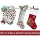 thumbnail image 3 of Calcetines navideños Bolsa de regalo Bordado de franela Calcetines navideños Copo de nieve Hy, 3 of 5