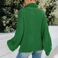thumbnail image 5 of JINMGG 2024 Fall Winter Plus Size Sweaters for Women Clearance,Women Fashion Solid Color High Neck Long Sleeve Knitted Sweater Loose, 5 of 9
