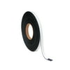Mastervision Magnetic Adhesive Tape - 0.50" Width X 50 Ft Length - 1 Each - Black (fm2321)