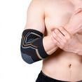 thumbnail image 2 of Elbow Brace Compression Support, Elbow Sleeve for Tendonitis, Tennis Elbow Brace and Golfers Elbow Treatment, Arthritis, Workouts, Weightlifting, Reduce Elbow Pain, 2 of 6