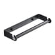 thumbnail image 1 of Monstrate Tenedor conveniente de la toalla del soporte de la pared del metal hecho con el amplio de aluminio multifuncional Decoración del hogar negro, 1 of 6