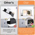 thumbnail image 4 of 2PCS Magnetic Book Shelf for Whiteboard Acrylic Magnetic Book Holder with Pen Container 4 Colorful Pens Magnetic Floating Book Display Shelf 40cm Reusable Magnetic Shelves for Whiteboard, 4 of 7