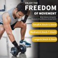 thumbnail image 2 of 2 Pairs Copper Compression Wrist Sleeves for Men & Women Hand & Wrist Support Brace for Sports Typing Hand Instability Relieve Discom(Left/Right Medium Black), 2 of 5