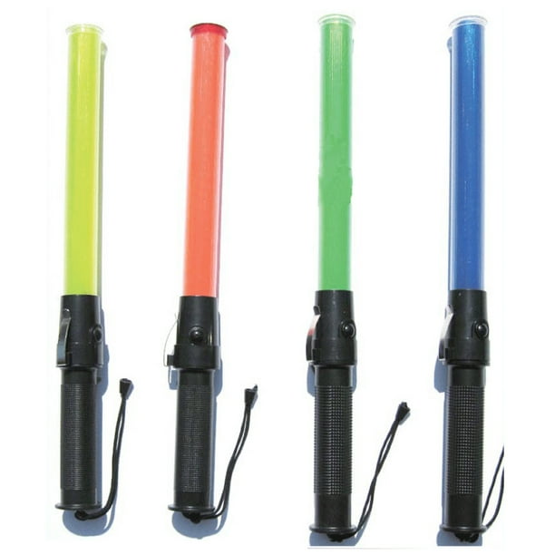 tooloflife LED Signal Traffic Wand Safety Baton Light Wands Flashing Modes for Parking Road