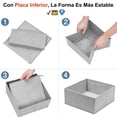 thumbnail image 4 of 12 Organizador de Cajones para Ropa - Con Placa Inferior Cómoda, Organizador de Cajones de Tela, Organizadors de Calcetines y Ropa Interior, Organizadors de Armario - Gris Claro, 4 of 8