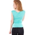 thumbnail image 4 of Cowl Neck Ruched Top, 4 of 4