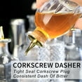 thumbnail image 7 of Bitters Bottle Set -4 Packs Glass Vintage Bottle, Decorative Bottles with Dash Top, Dasher Bottles for Making Cocktail Great For Bartender Home Bar - BTSET0001, 7 of 7