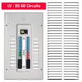 thumbnail image 1 of LV Breaker Side Fuse Box Circuit Breaker Panel Directory Labels/Decals/Stickers for All Electrical Panel/Load Centers (1/2" Breaker Side 60 Circuits 2 Pcs), 1 of 5