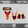 thumbnail image 2 of Kalair GFX Graphics Kit for Honda CRF450R (2008) Evader Series, 2 of 5