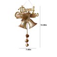 thumbnail image 2 of Merry Christmas Bells Large Christmas Hanging Ornament - Red/Gold/Silver Christmas Decorations for Christmas Tree & Christmas Home Decor,13.38×7.48", 2 of 6