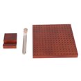 thumbnail image 3 of Tablero de bloqueo de ganchillo, tapete de bloqueo de punto hecho a mano de madera para tejer cuadrados de abuela de ganchillo, 19,5x19,5 cm, 3 of 5