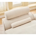 thumbnail image 3 of Modular 2 Beige , Chenille Upholstery, No , Diy, With Neck And Lumbar Pillows For Support 2 Seats, Cover, Diy Options, &, 3 of 6