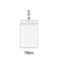 thumbnail image 4 of 10 Pieces Waterproof Plastic Card Holder Transparent Badge Credit Cards Driver Name Tag Pre-punched Sleeve Driver License Cardholder, 4 of 9