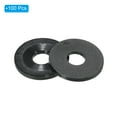 thumbnail image 3 of Uxcell M6 Nylon Flat Washer, 100 Pack 6mm ID 18mm OD 1.5mm Thick Sealing Spacer Gasket Ring, Black, 3 of 6