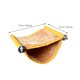 thumbnail image 3 of Hamster hamaca cálida creativa chinchilla hamaca columpio colgando cama, 3 of 5