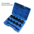 thumbnail image 3 of Labymos 11Pcs Nut Bolt Extractor Socket Set Damaged Rusted Bolt Removal Tools, 3 of 6