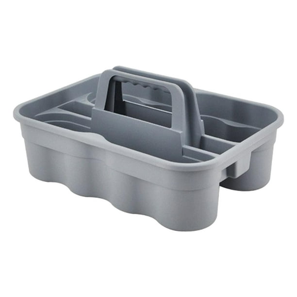 Cesta de limpieza portátil de polipropileno, organizador de almacenamiento, 38,5 x 27,5 x 11,5 cm Estilo B