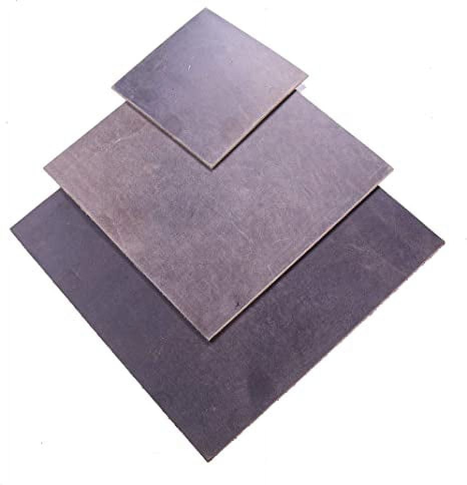 Tooling Leather Rectangles | Crafting Heavy Weight Full Grain Cowhide (2.8-3.00mm) | Crazy Brown